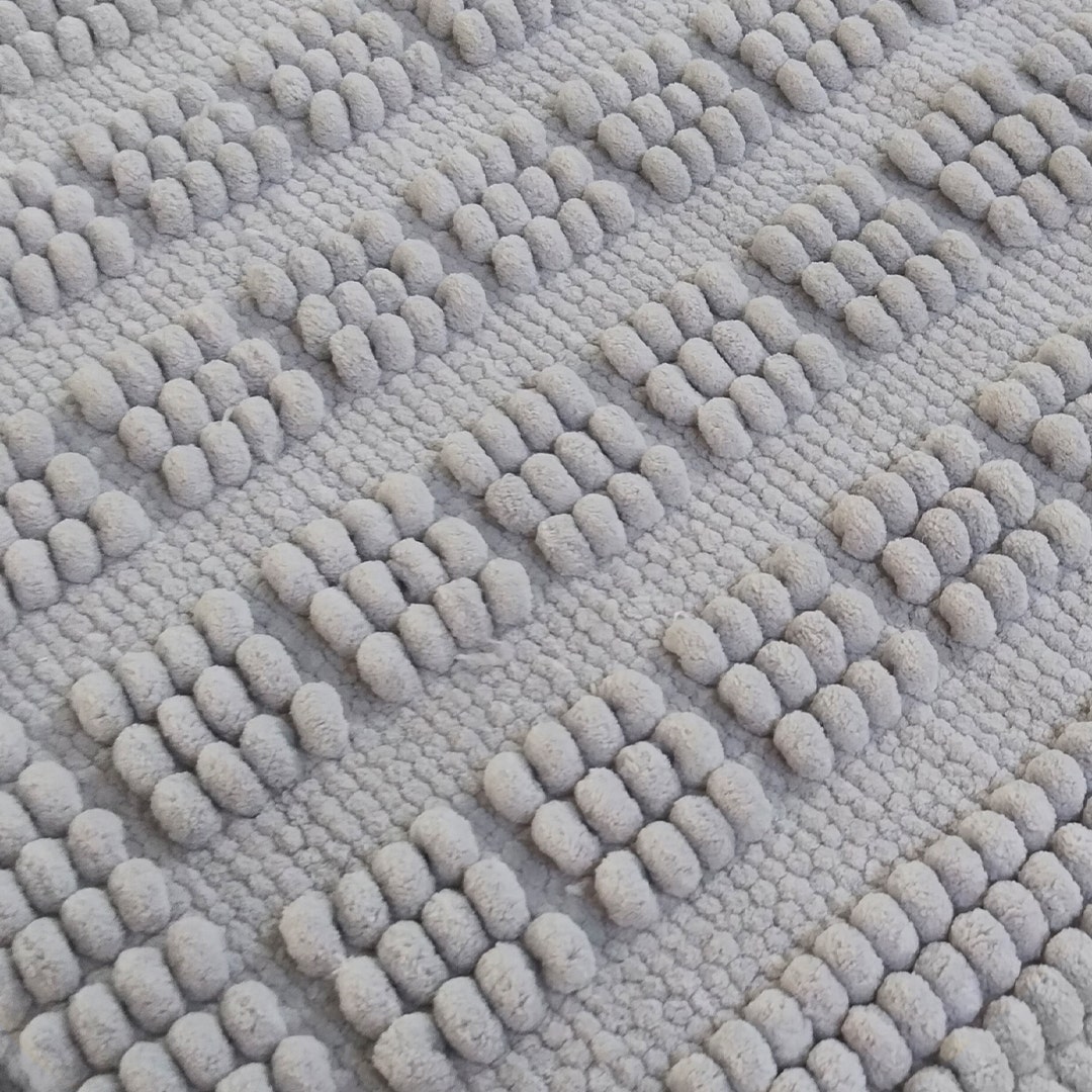Dyan Chenille Bathmat P/Grey -50x80cm