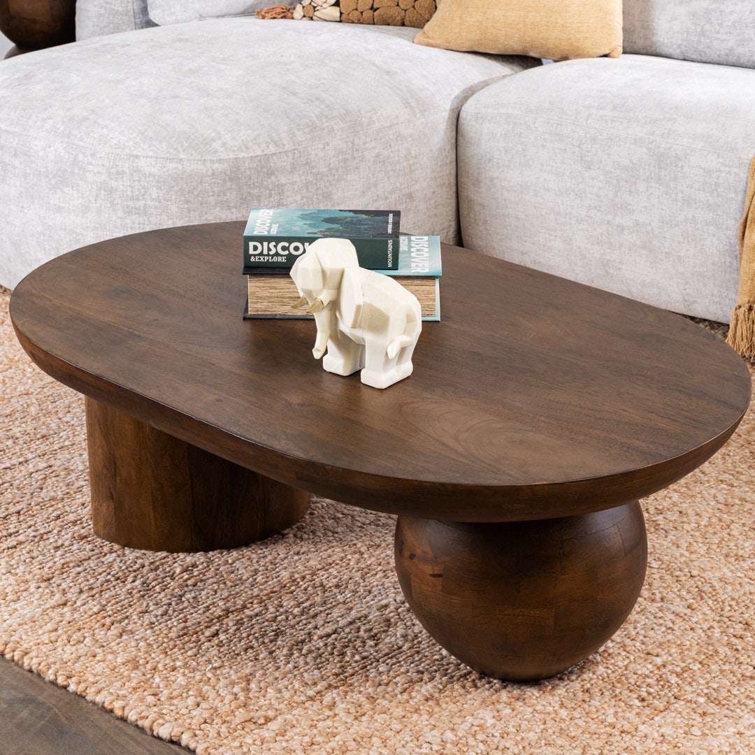 Donovan Center Table Brown
