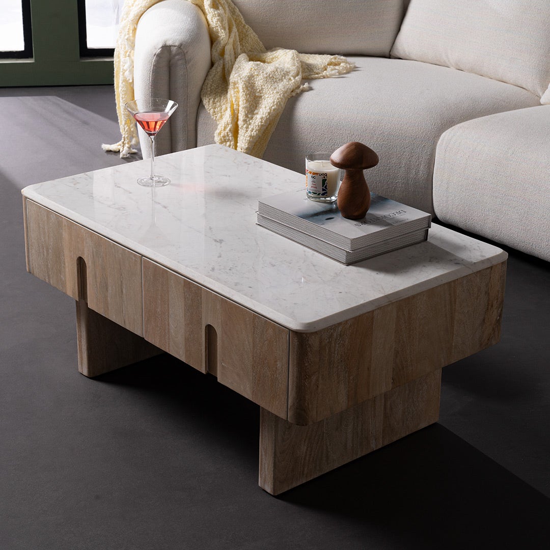 Melanie Center Table White