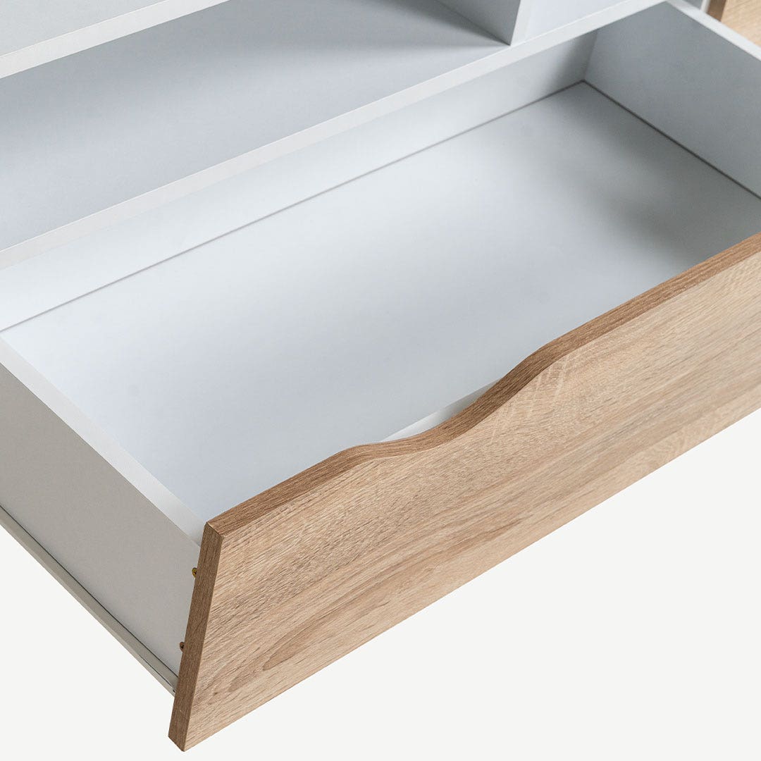 رولانار وحدة تلفاز - أبيض