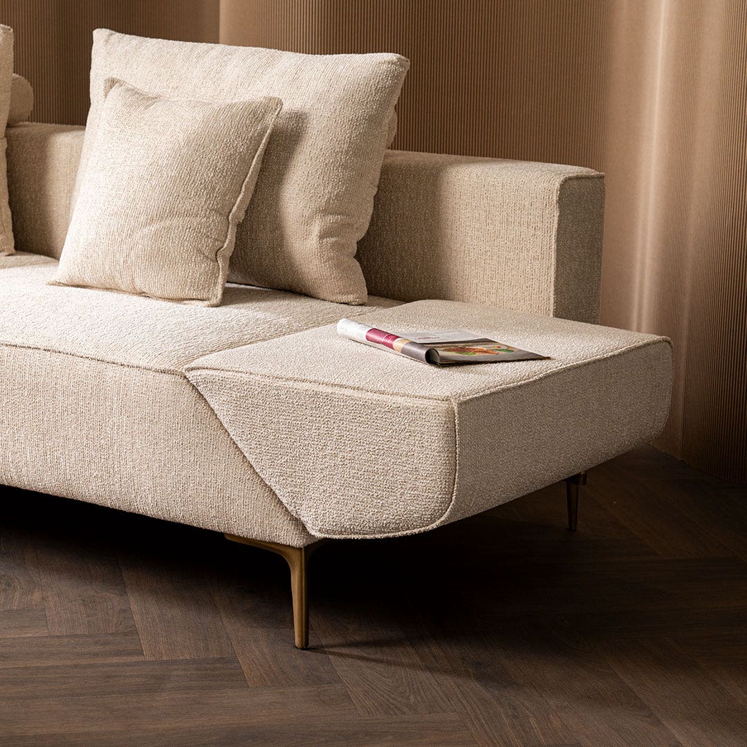 Novalie 3 Seater Ivory