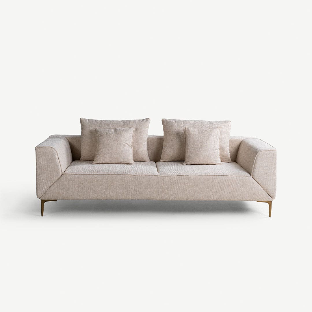 Novalie 3 Seater Ivory