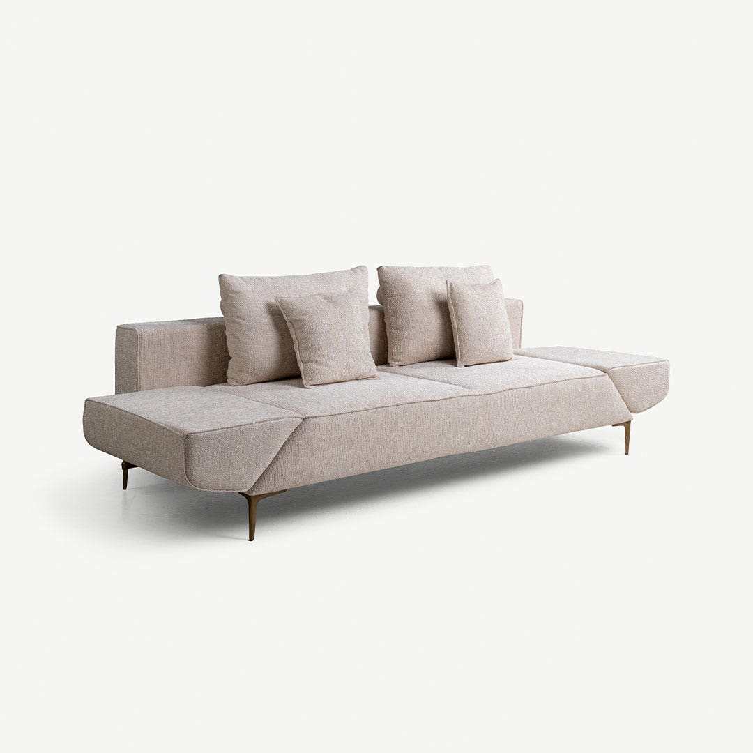 Novalie 3 Seater Ivory