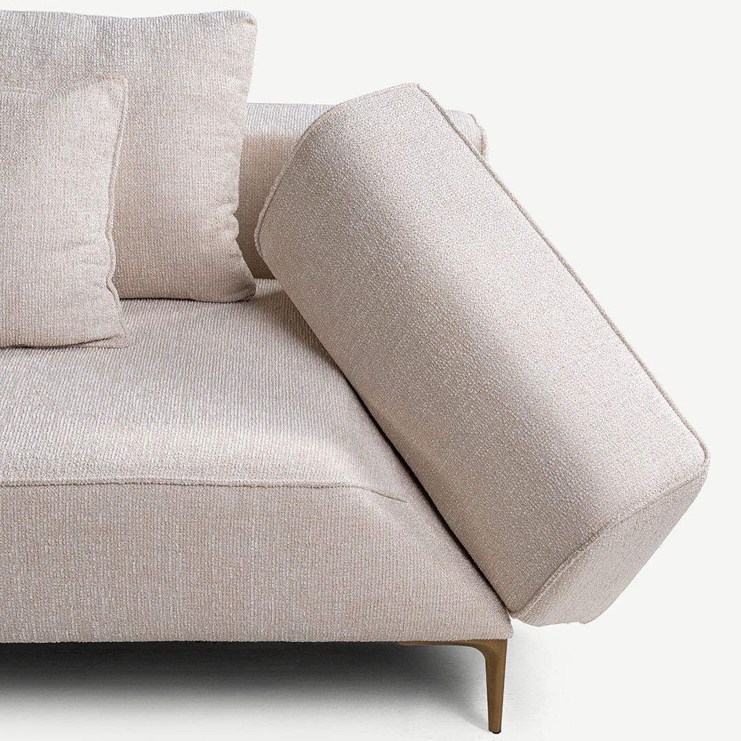 Novalie 3 Seater Ivory