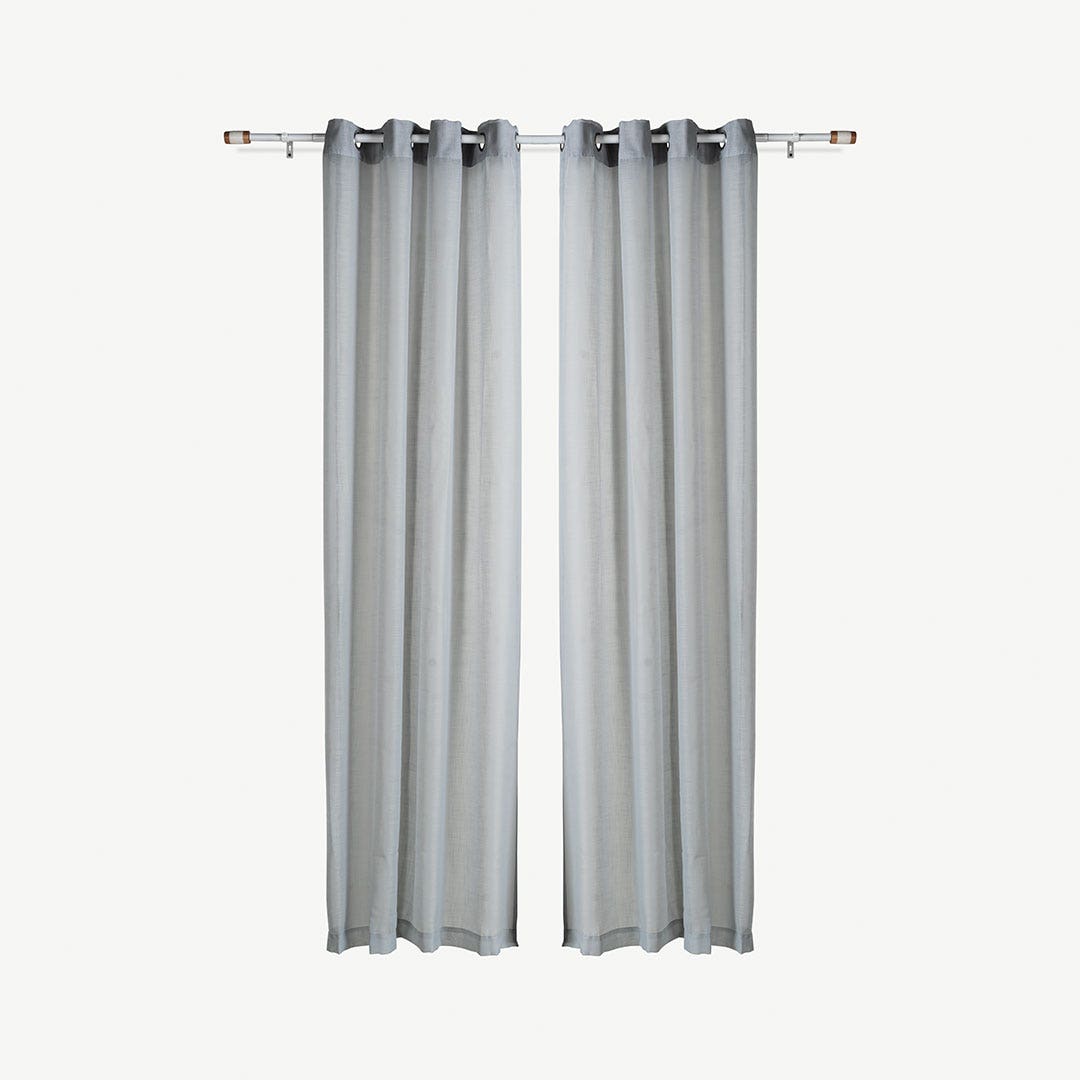 Adren Sheer Curtain Grey -135x240cm