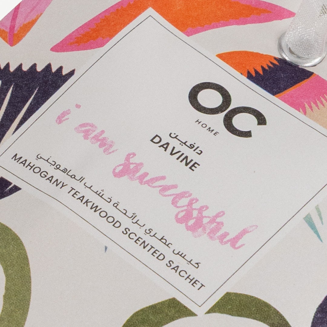 Davine Scented Sachet-Mahogany Teakwood