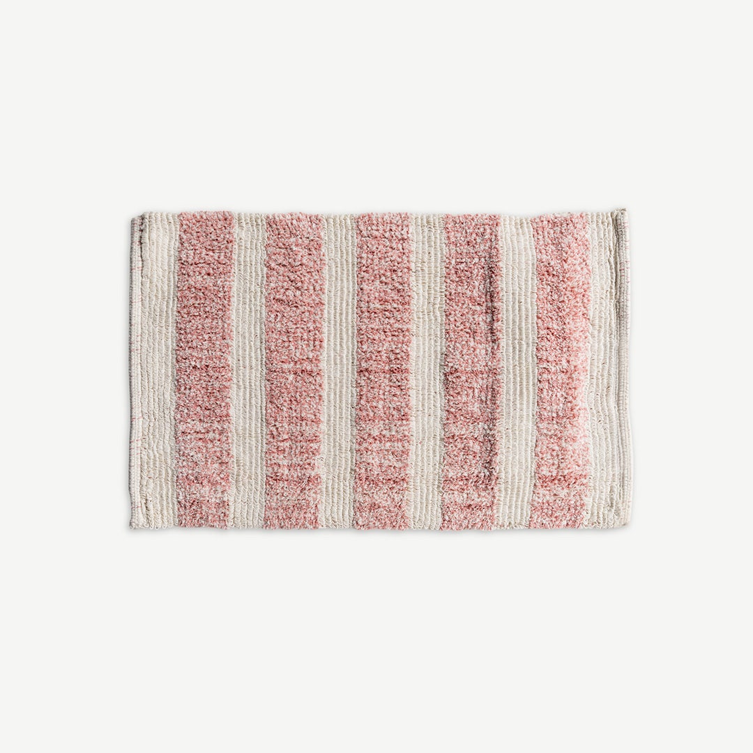 Solana Bathmat - 50x80cm Pastel red