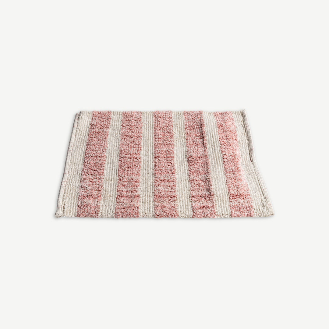 Solana Bathmat - 50x80cm Pastel red