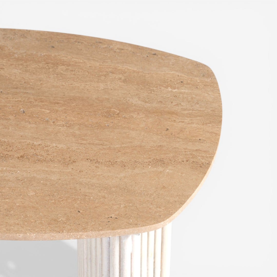 Jourie End Table Ecru