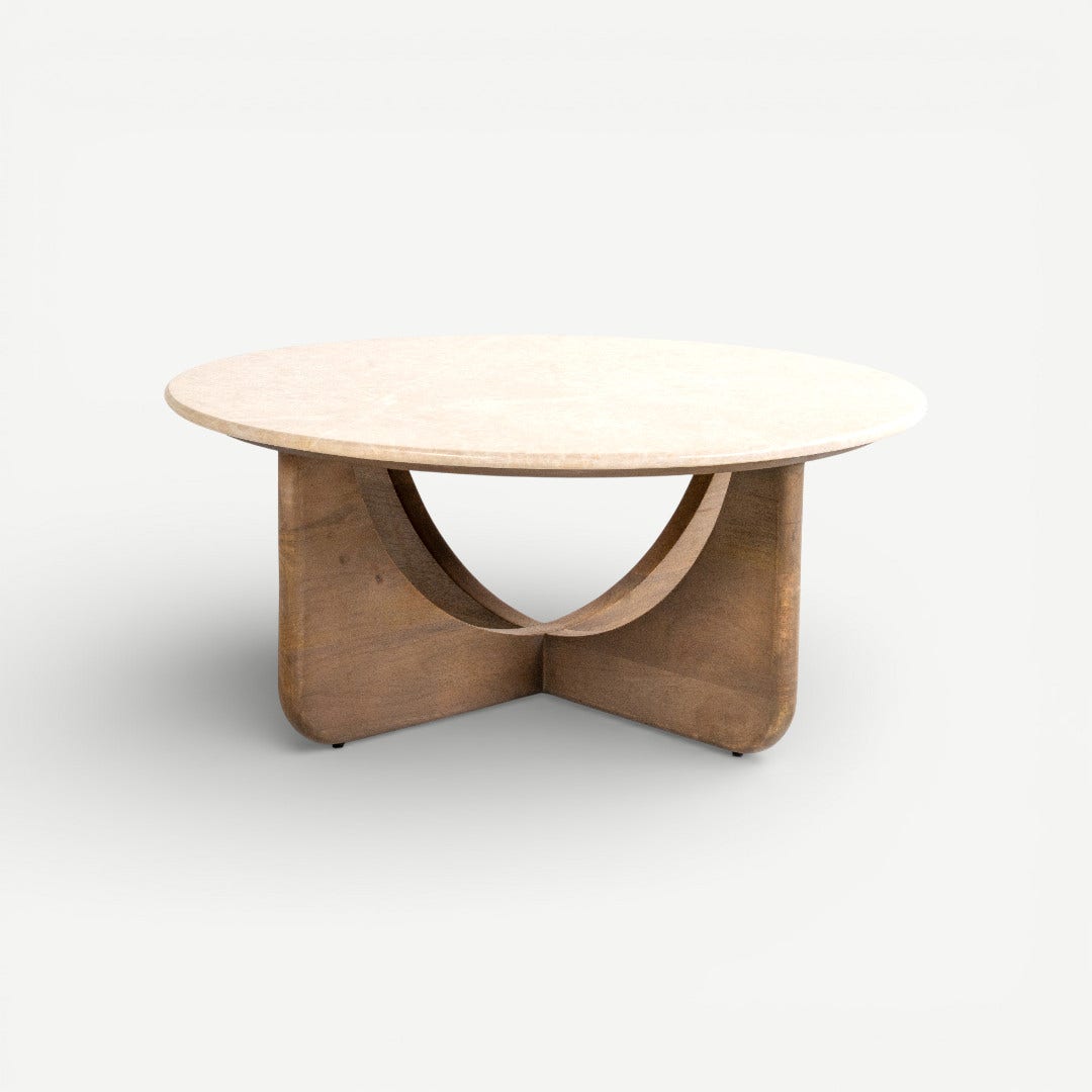 Araceli Marble Coffee Table Beige