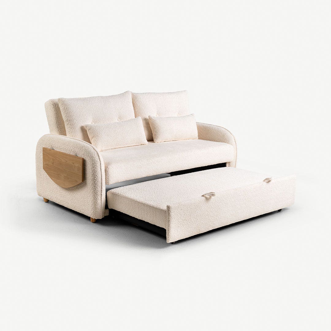 كايلان كنبة سرير ثنائية - عاجي