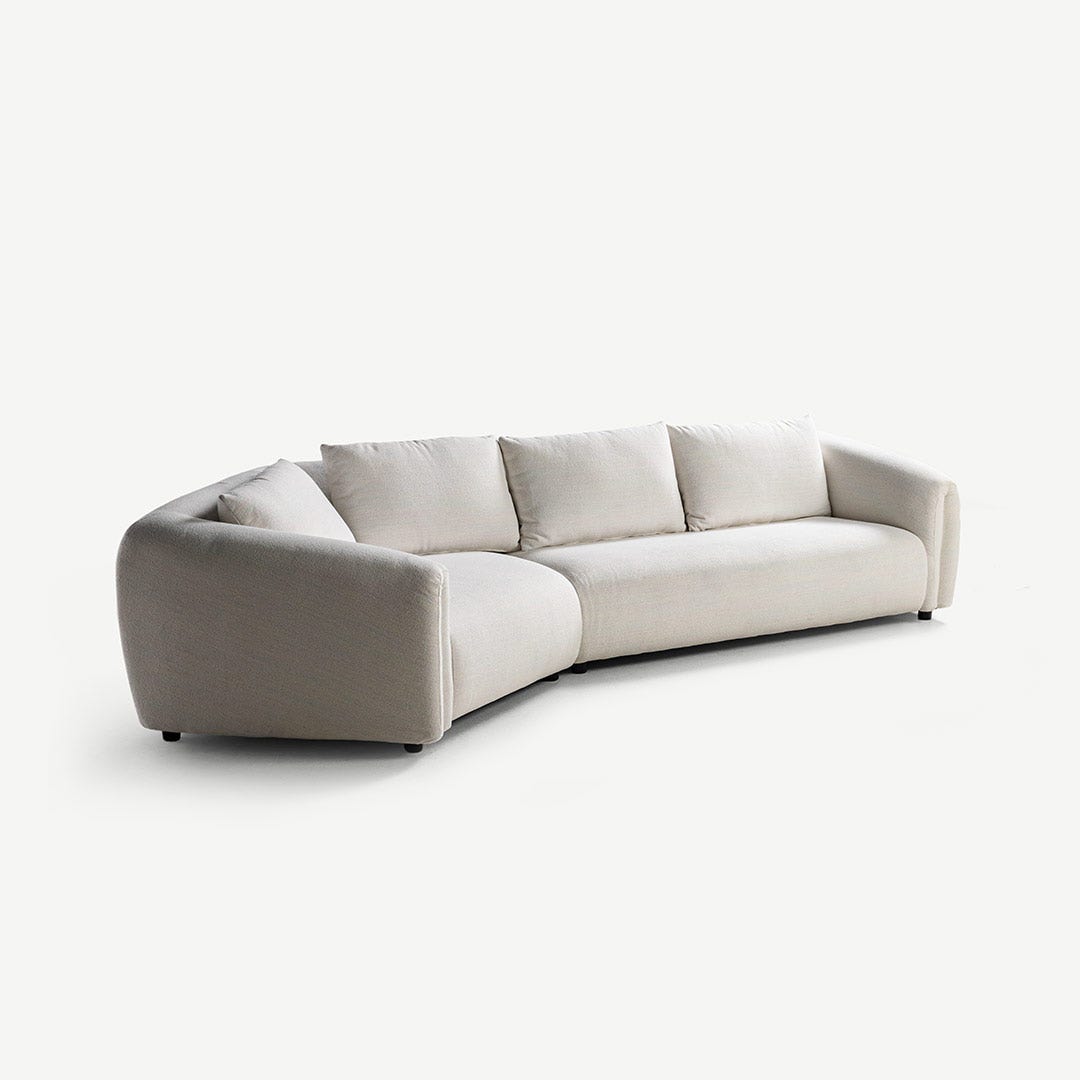 لوينا كنبة زاوية - عاجي