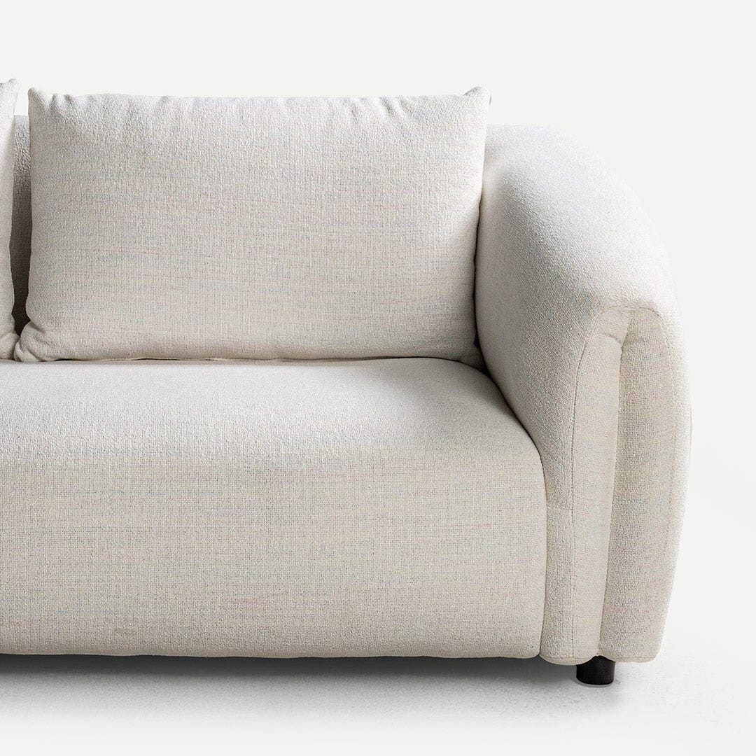 لوينا كنبة زاوية - عاجي