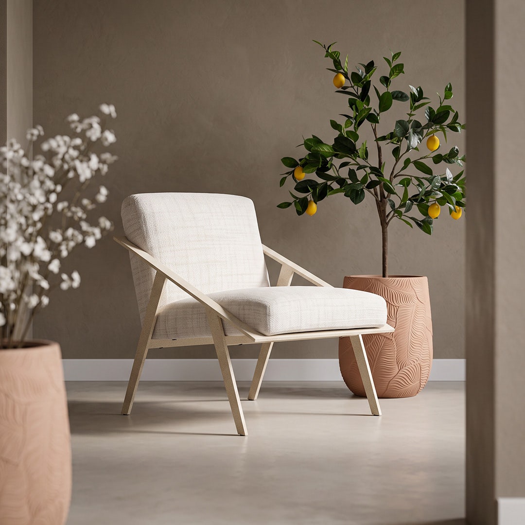 Evelun Arm Chair Beige
