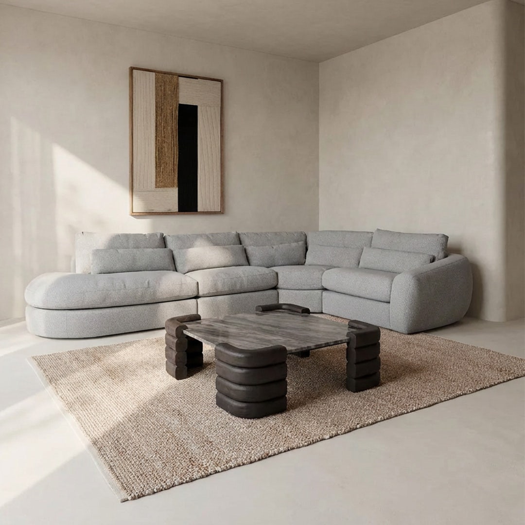 Mervana Corner Sofa Grey
