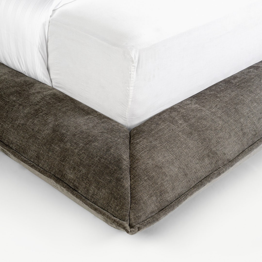 Carlen King Bed 180x200cm Grey