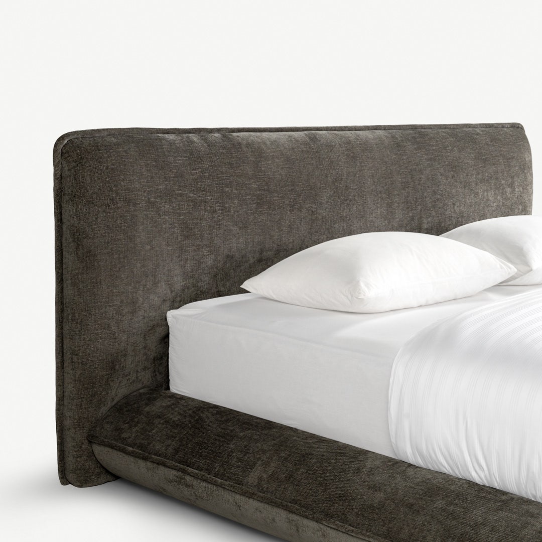 Carlen King Bed 180x200cm Grey