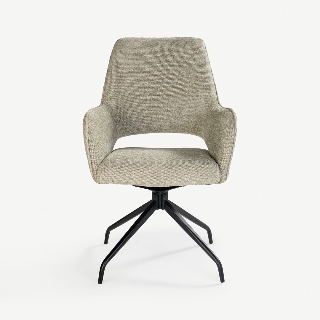 Nalon Dining Arm Chair Green