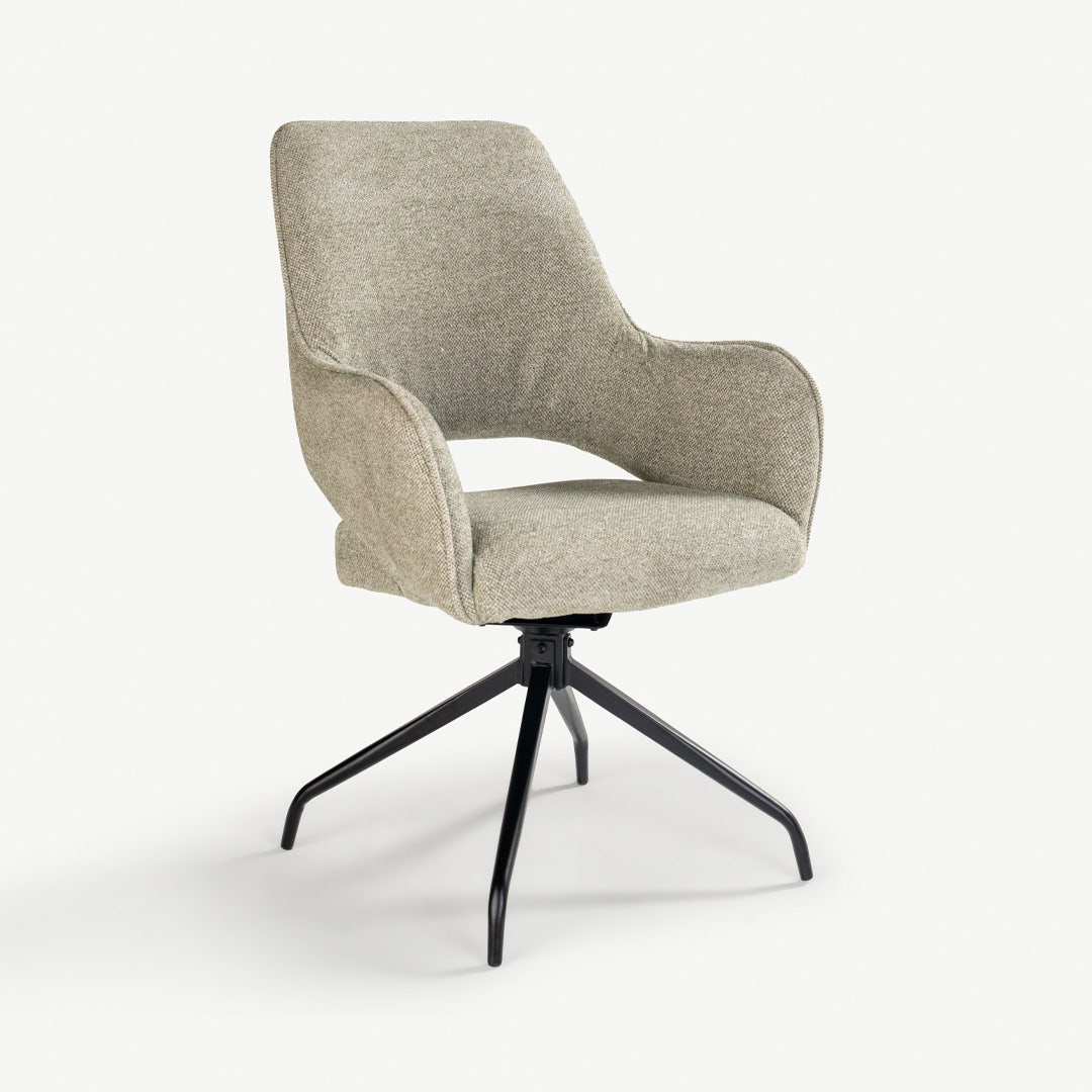 Nalon Dining Arm Chair Green