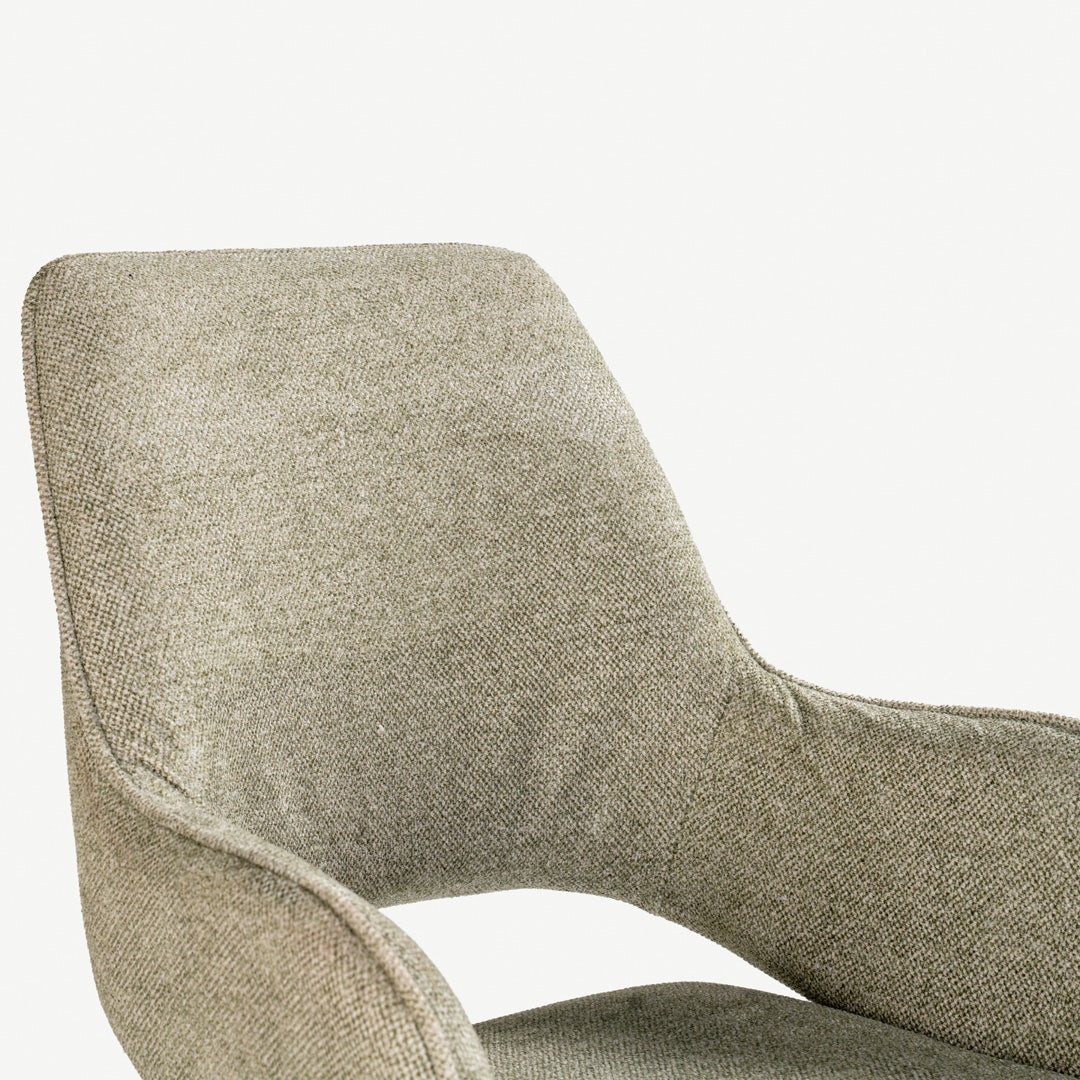 Nalon Dining Arm Chair Green