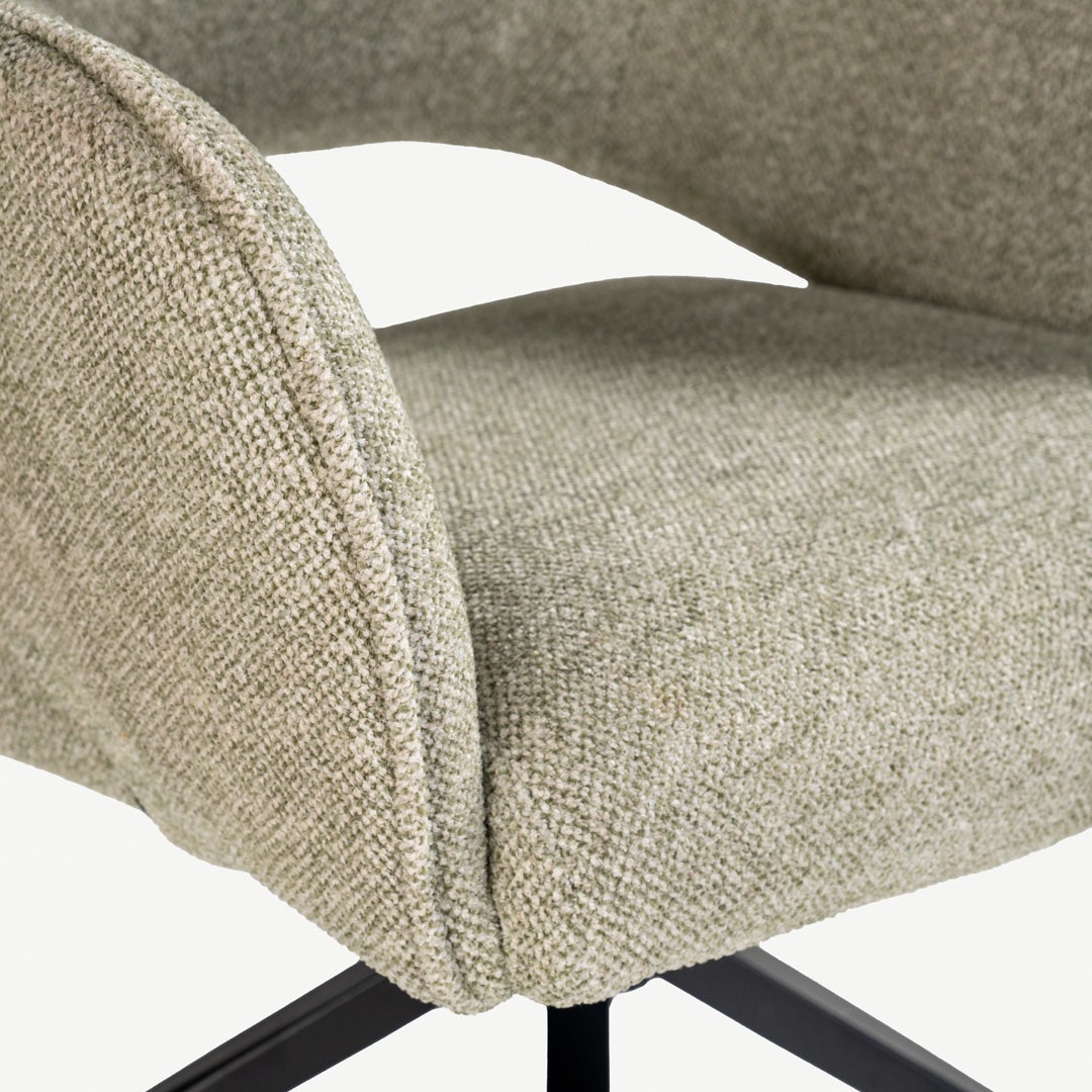 Nalon Dining Arm Chair Green