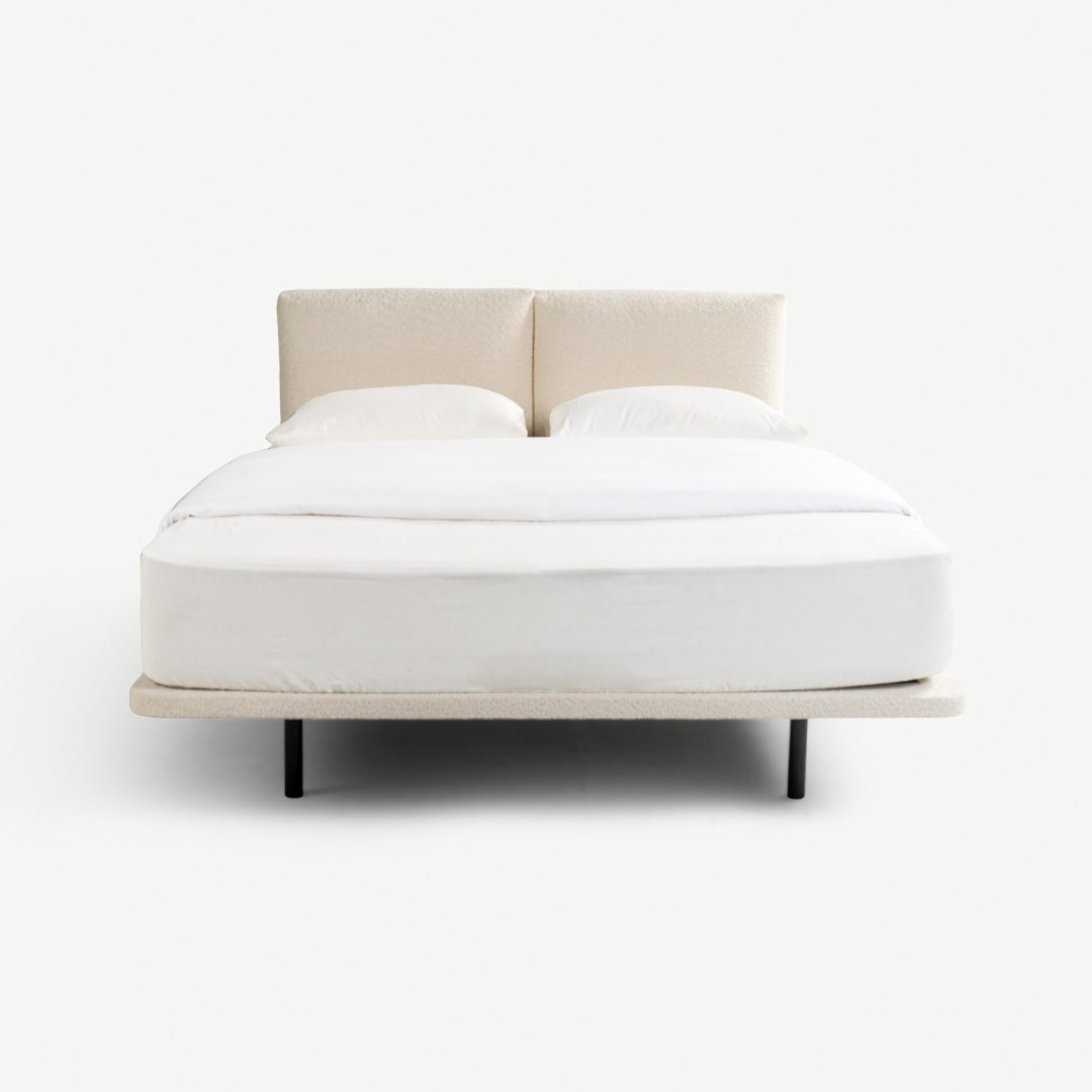 Verodi Queen Bed 160x200cm Ivory