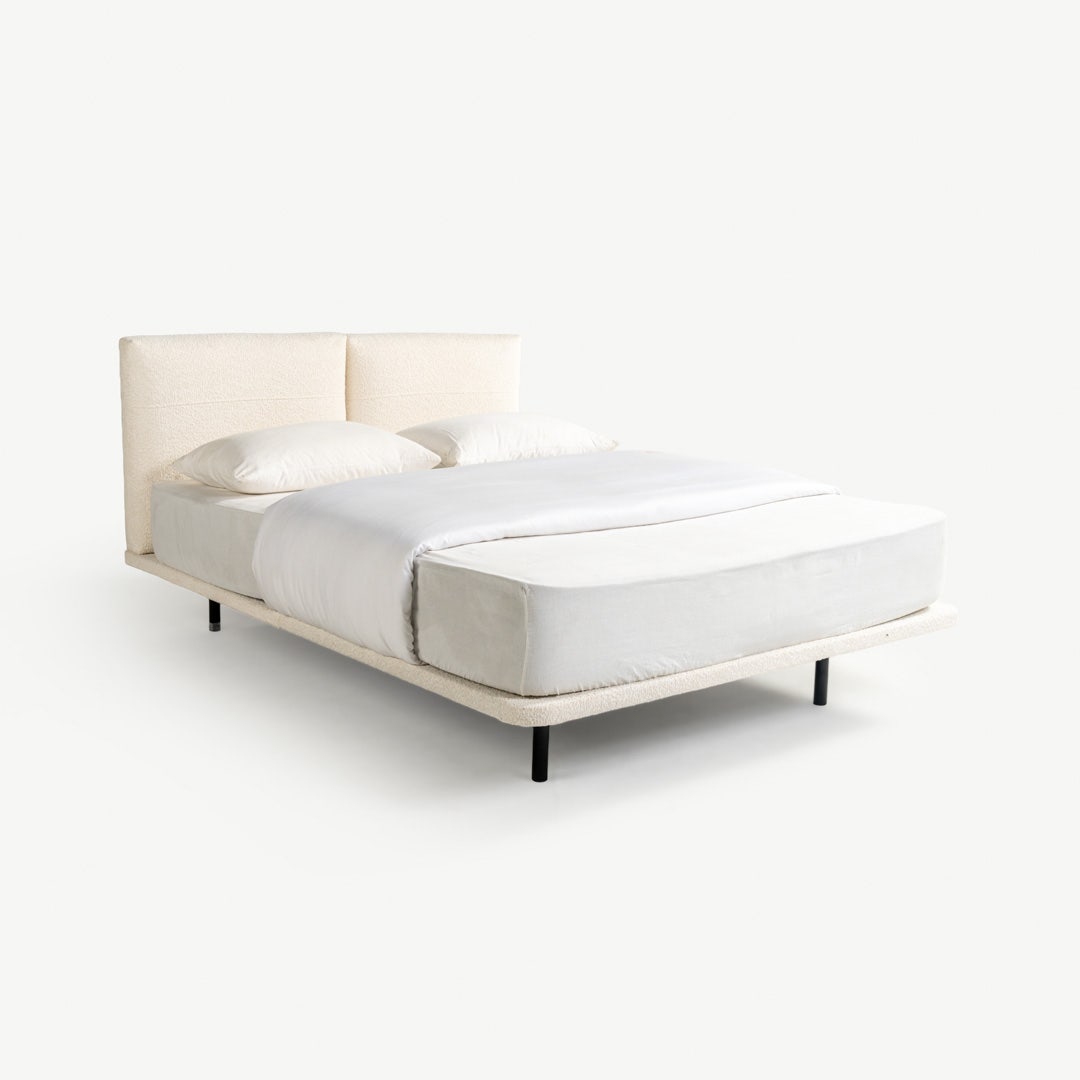 Verodi Queen Bed 160x200cm Ivory