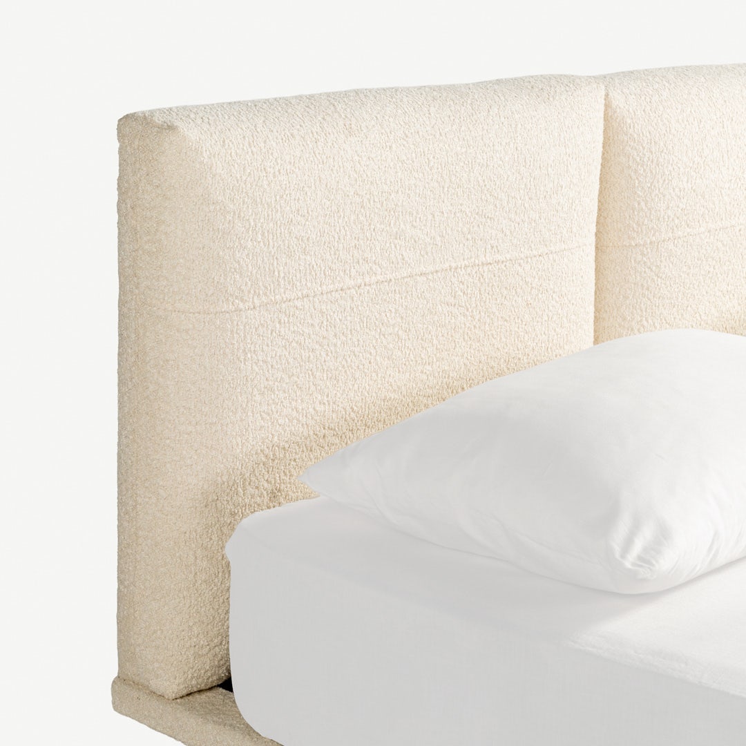 Verodi Queen Bed 160x200cm Ivory