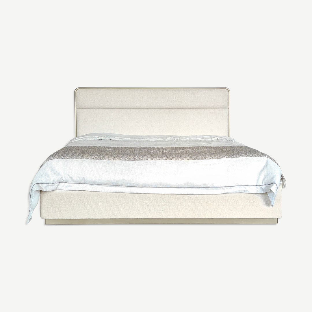 Kristin King Bed 180x200cm Beige