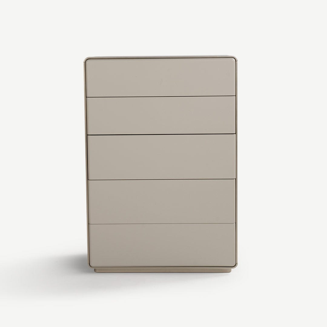 Kristin Chest of 5 Drawers Beige
