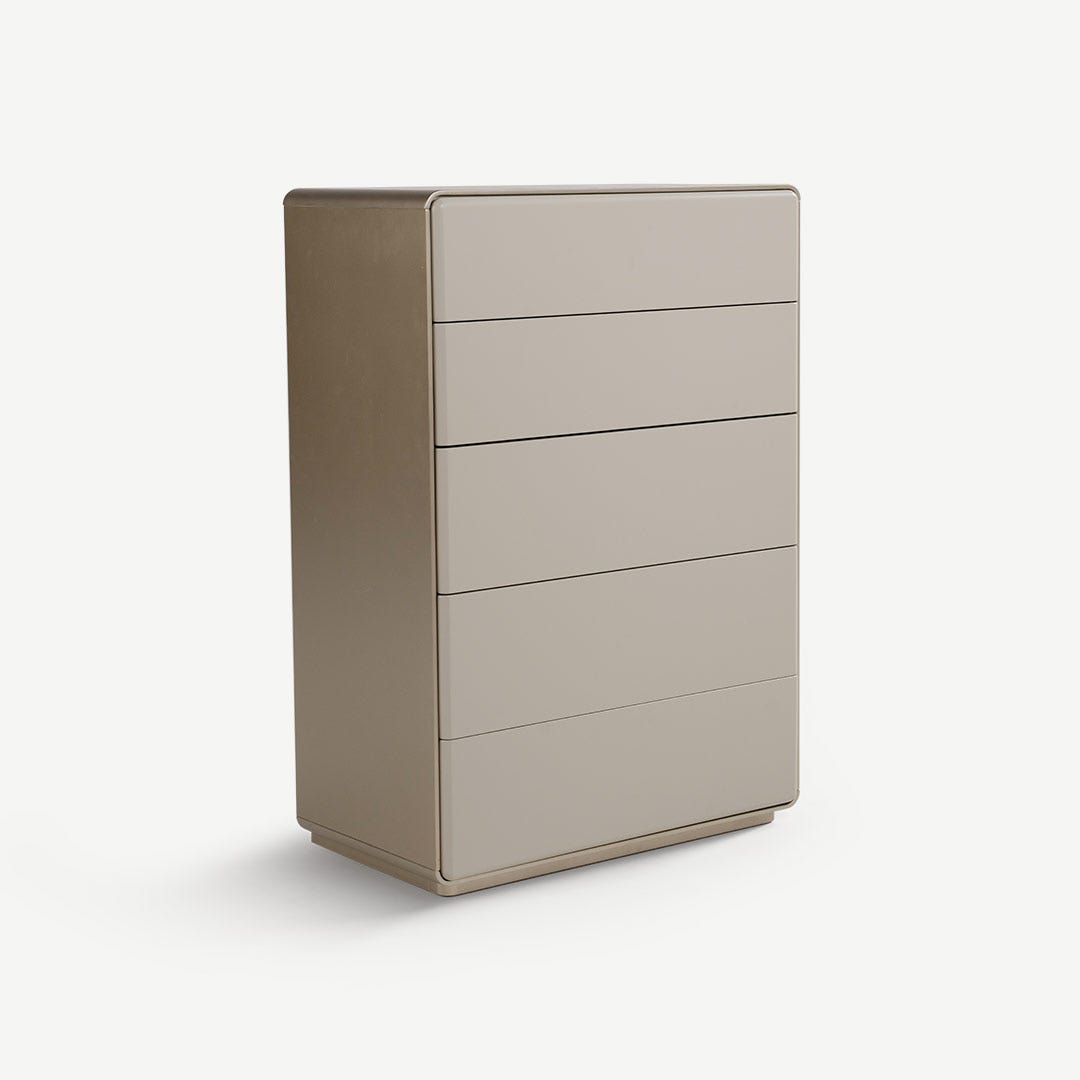 Kristin Chest of 5 Drawers Beige