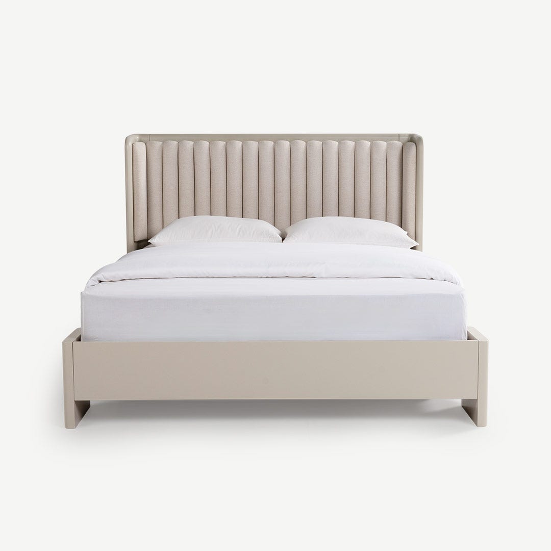 لوسياس سرير كوين 160×200 سم - بيج فاتح