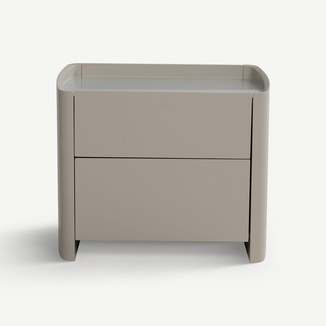 Lucias Bedside Table Ecru