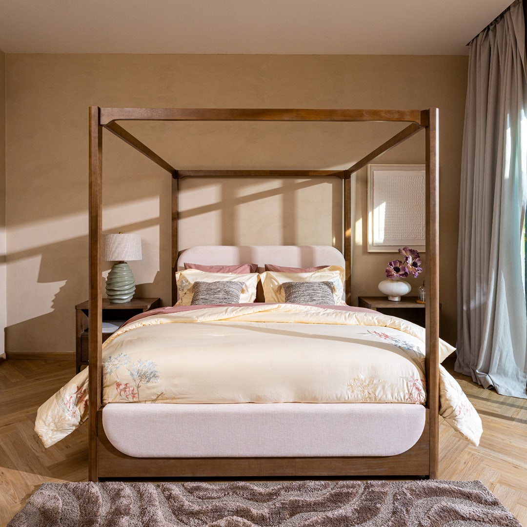 ليريا سرير كينج 180×200 سم - طبيعي