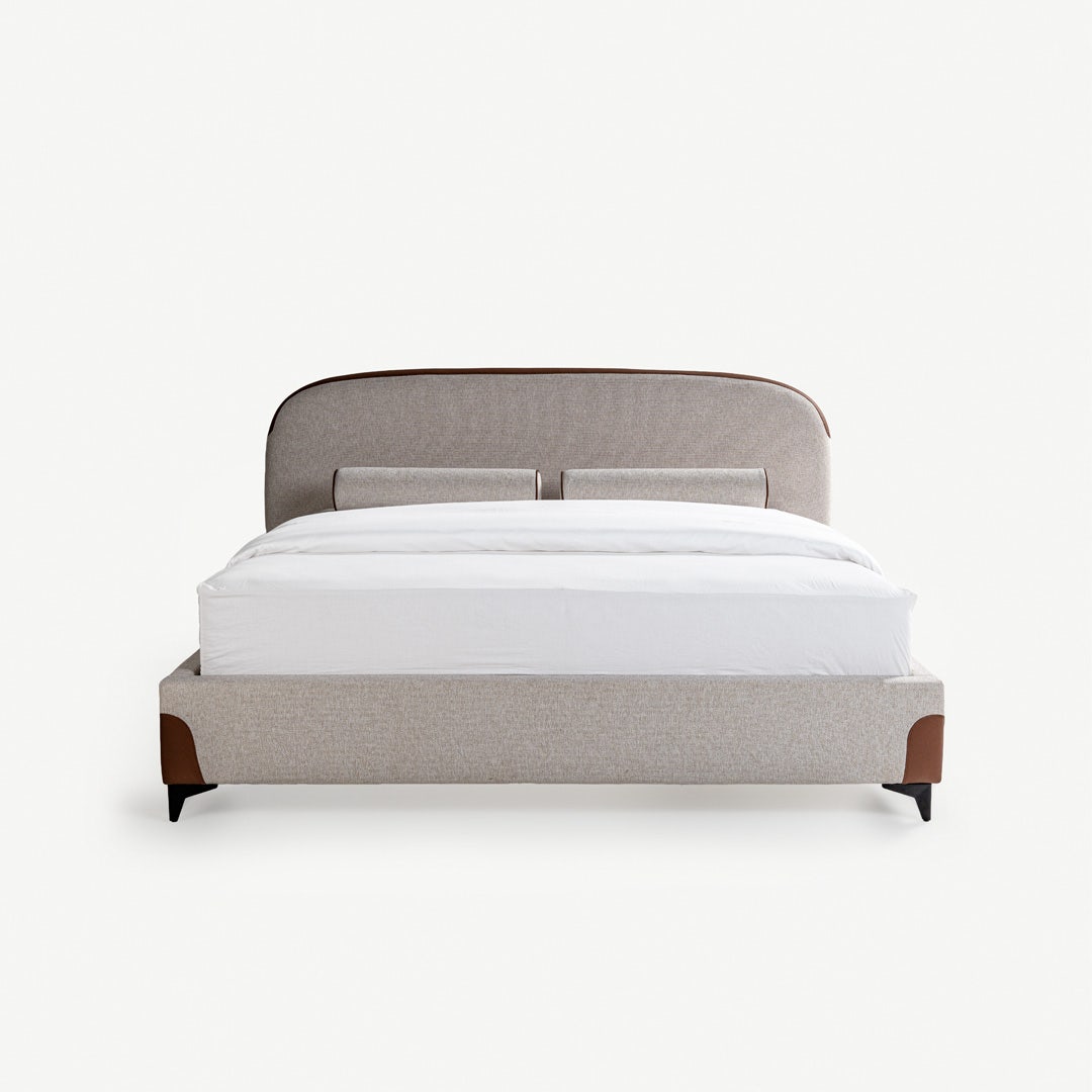 Vermont King Bed 180x200cm Ecru ll