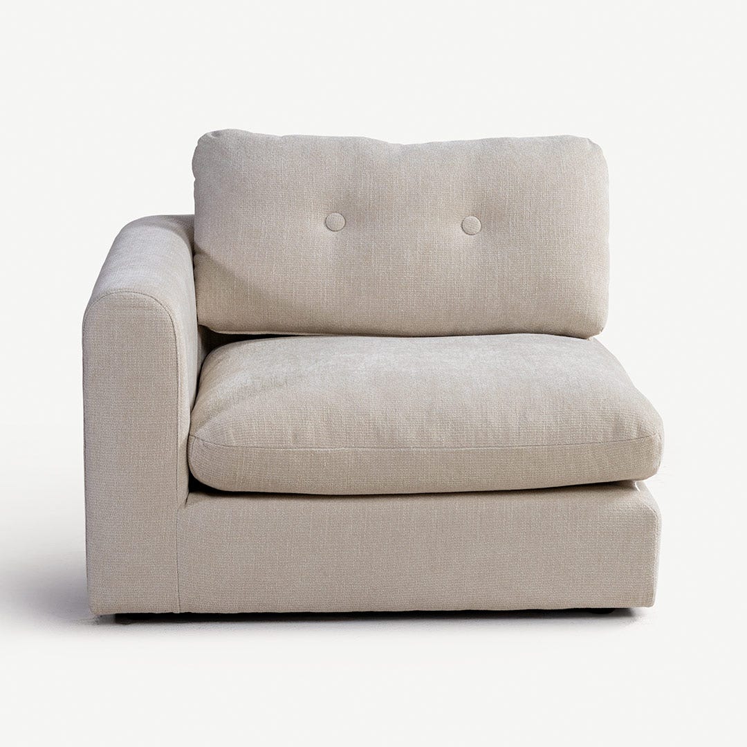 Tulie Modular Left Arm Sand