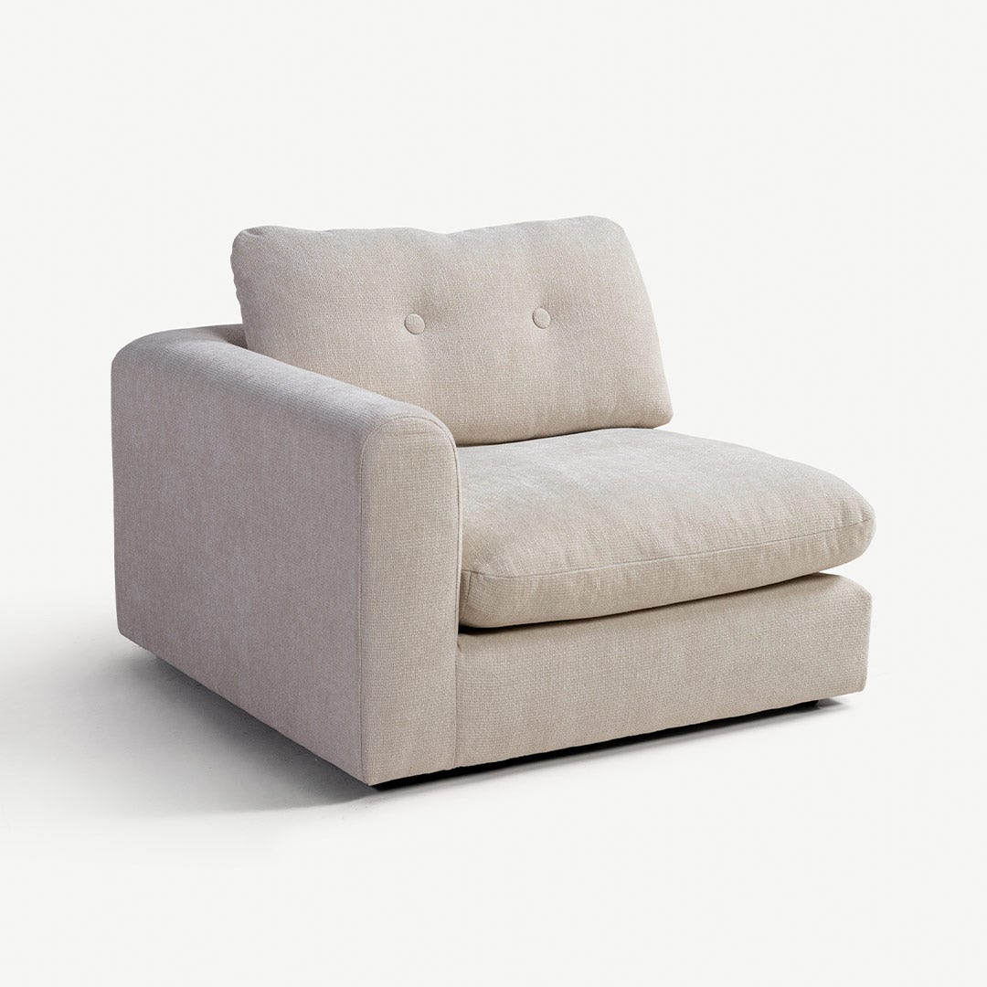 Tulie Modular Left Arm Sand