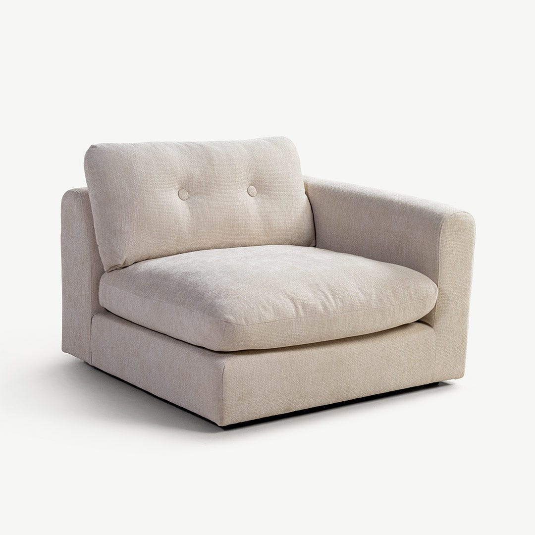 Tulie Modular Right Arm Sand