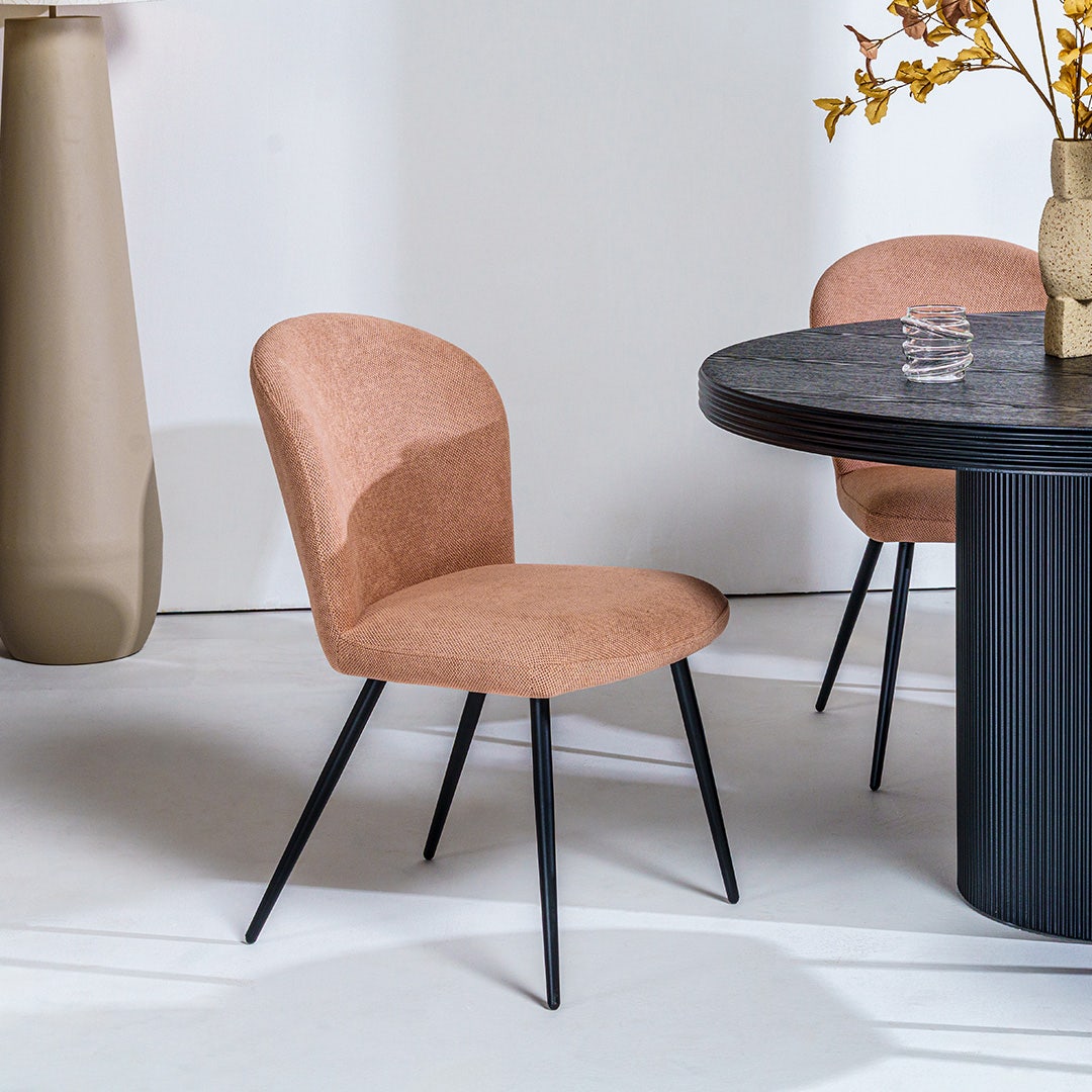 Tryan Dining Chair Dusty Pink