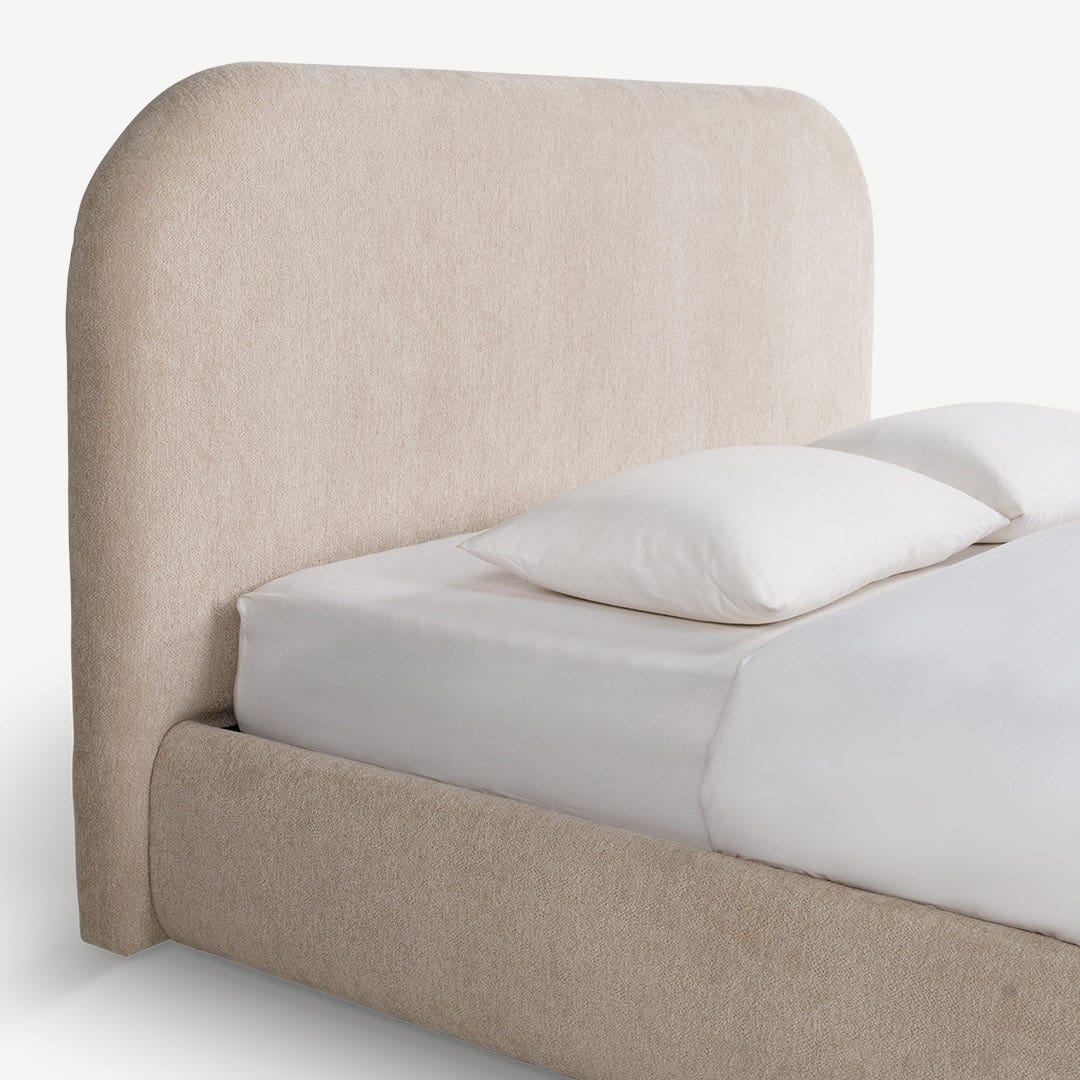 نارمن سرير كينج 180×200 سم - بيج فاتح