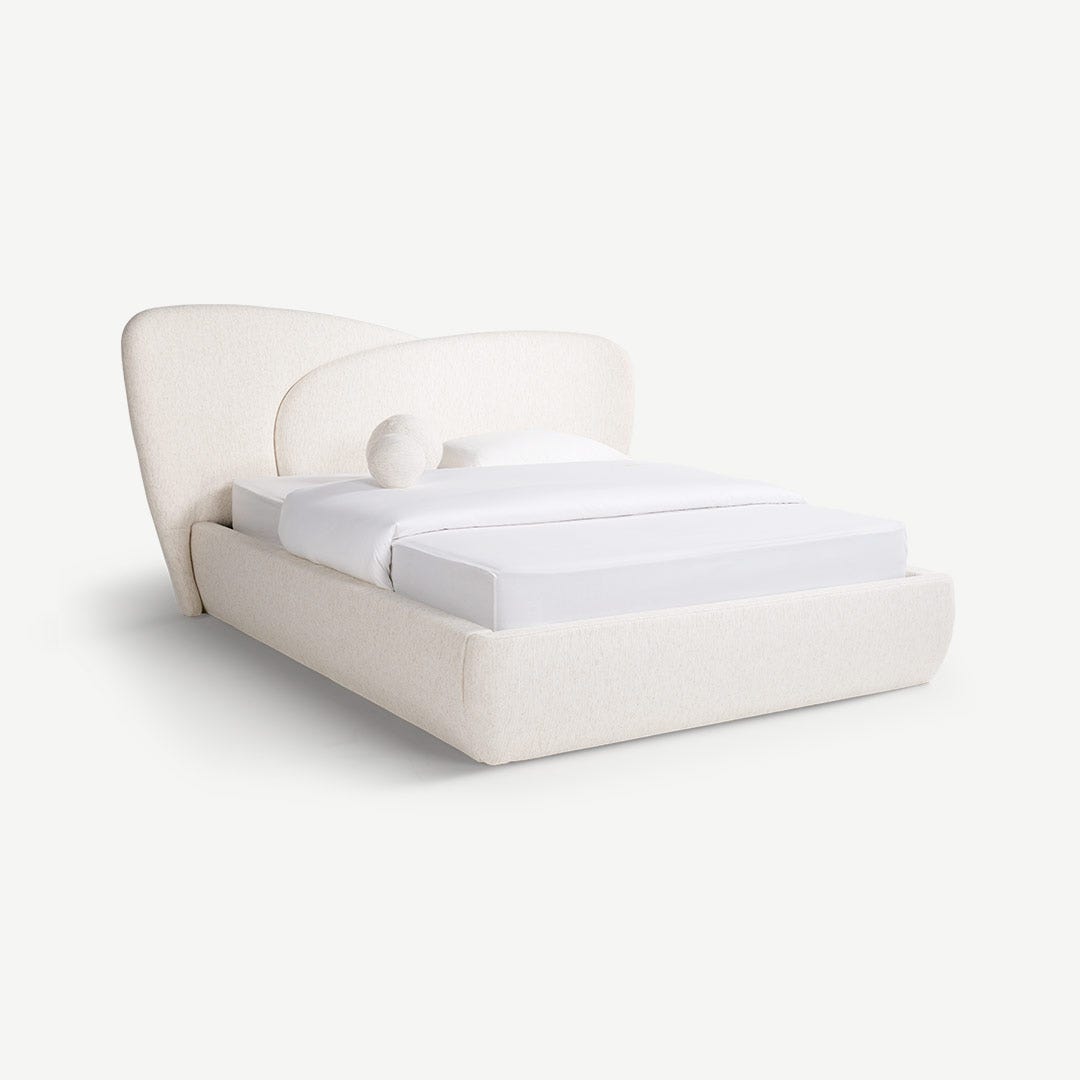 Sallien Queen Bed 160x200cm Beige