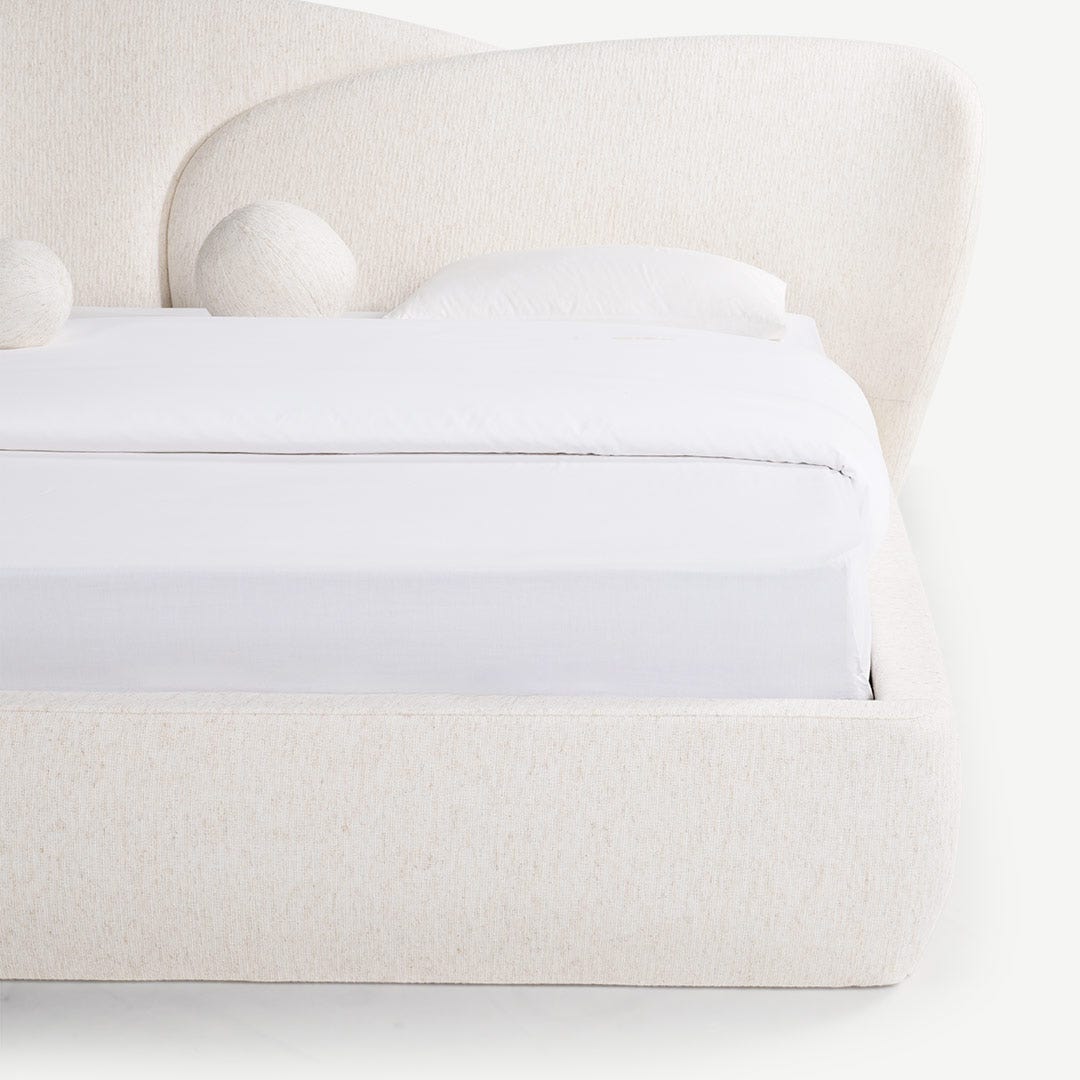 Sallien Queen Bed 160x200cm Beige