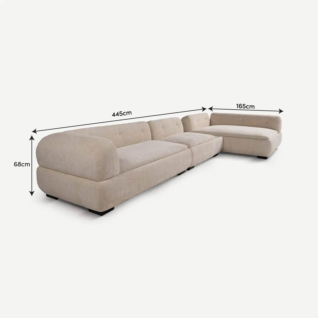 Karlien Corner Sofa Mocha