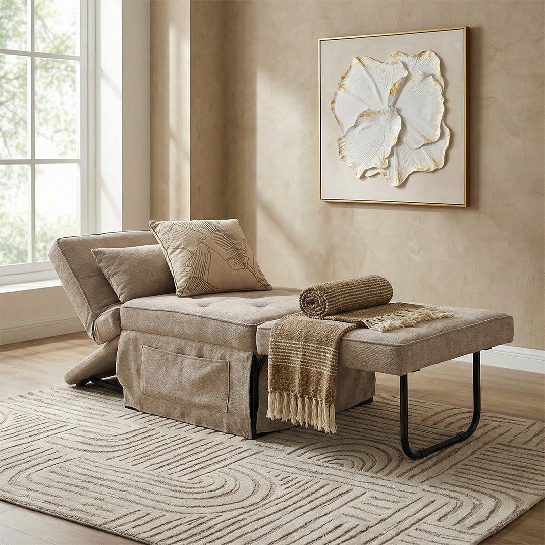 Teris Sofa Bed Beige