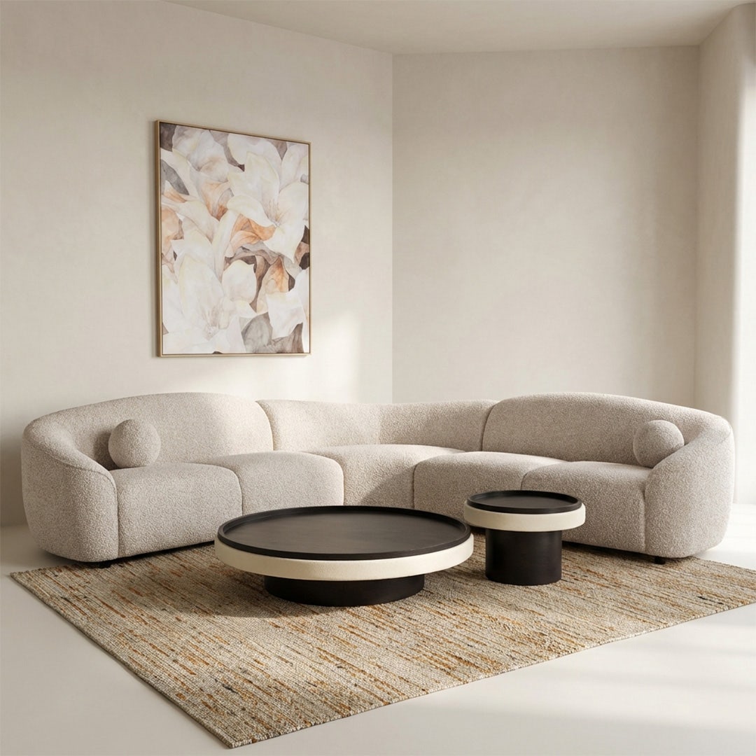 Reone Corner Sofa Beige