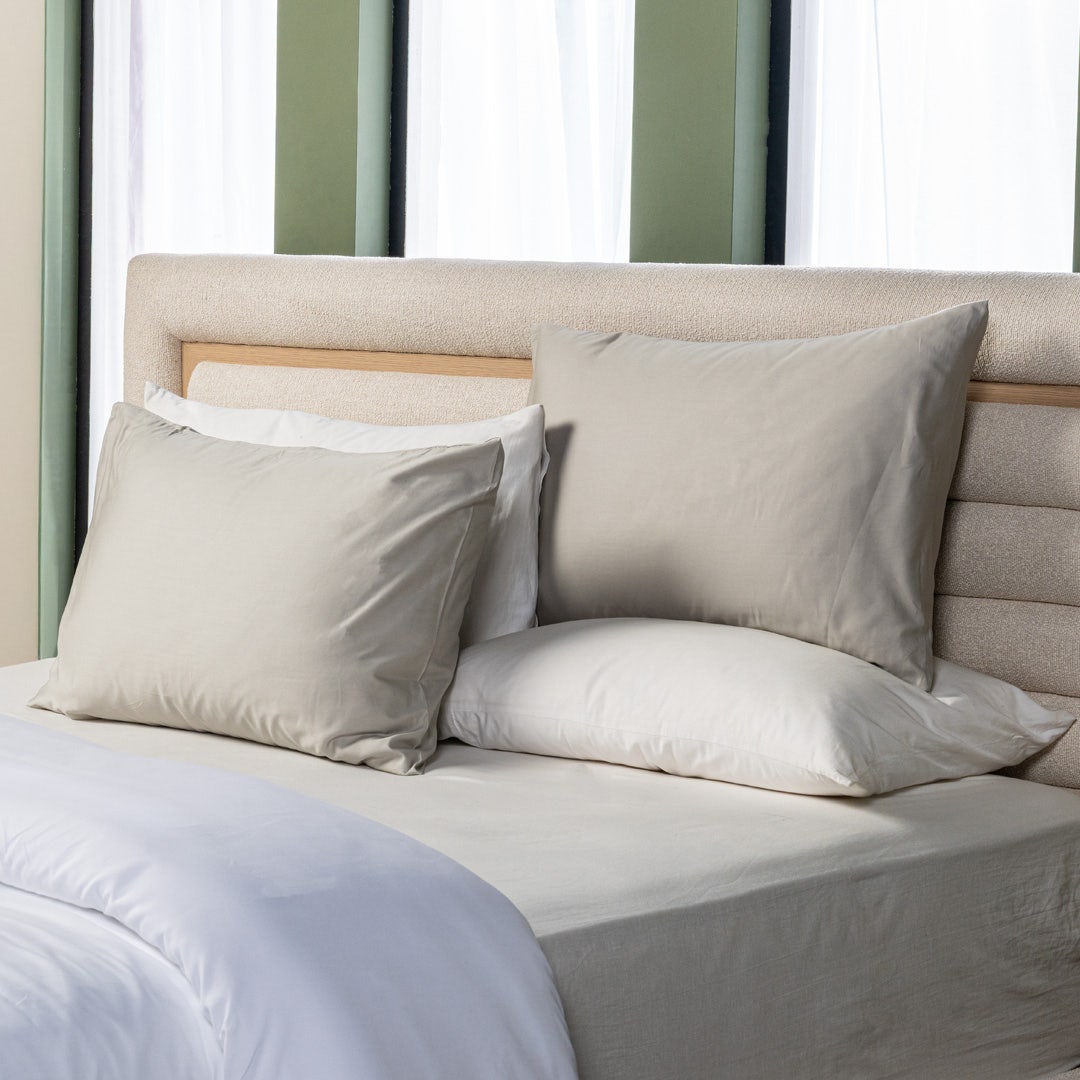 Allergy-Relief Pillow Case Set-Grey