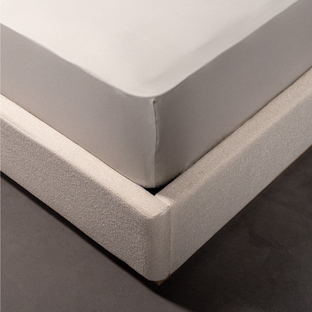 Allergy-Relief Fitted Sheet 160x200cm-Grey