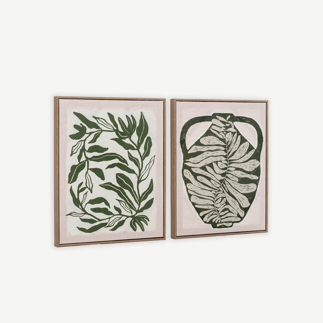 كوليا طقم لوحات جداري قطعتين