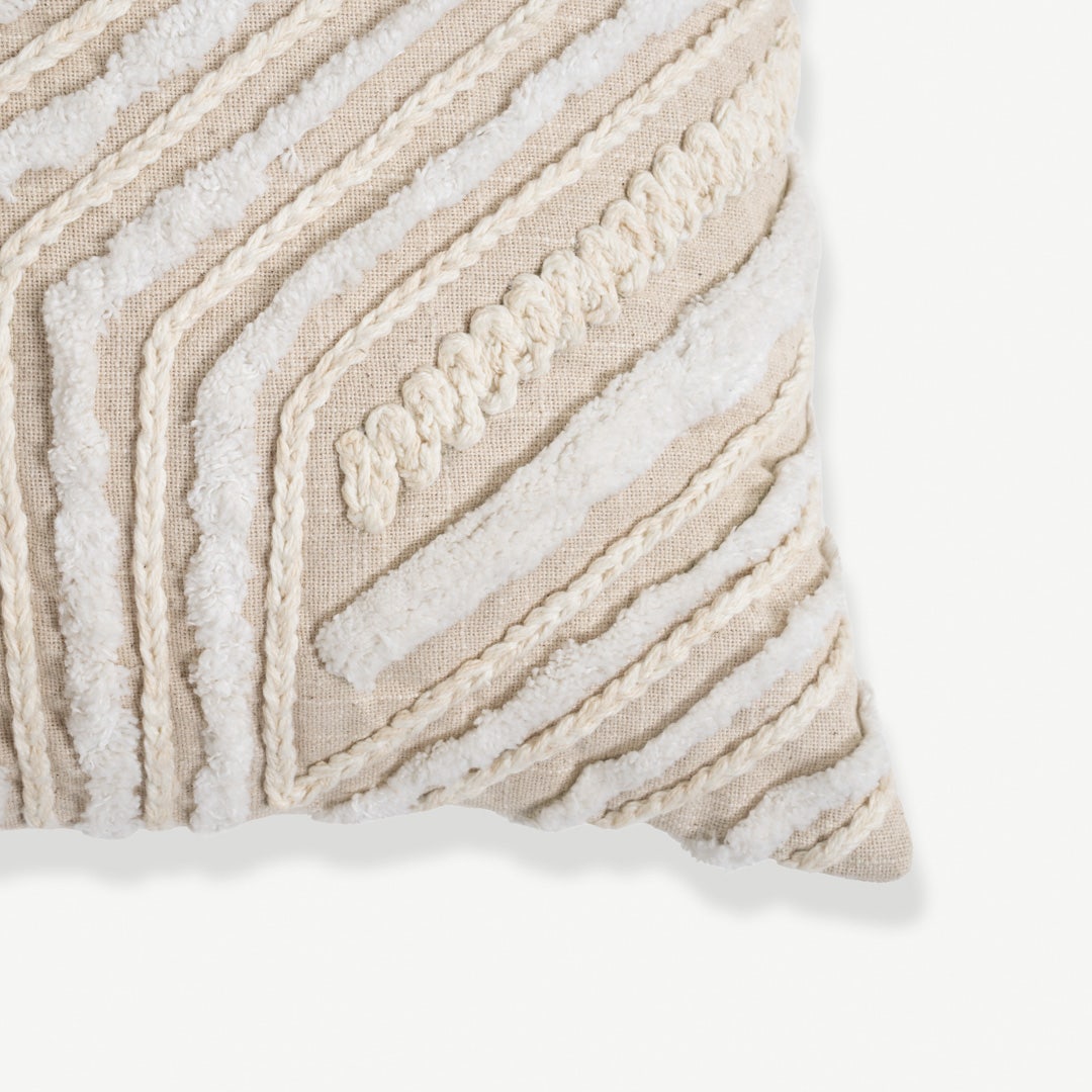 Noire Embroidered Cushion - 50x50cm