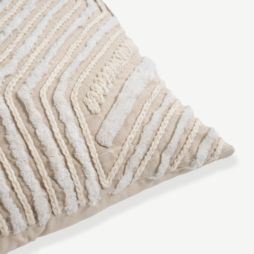 Noire Embroidered Cushion - 50x50cm